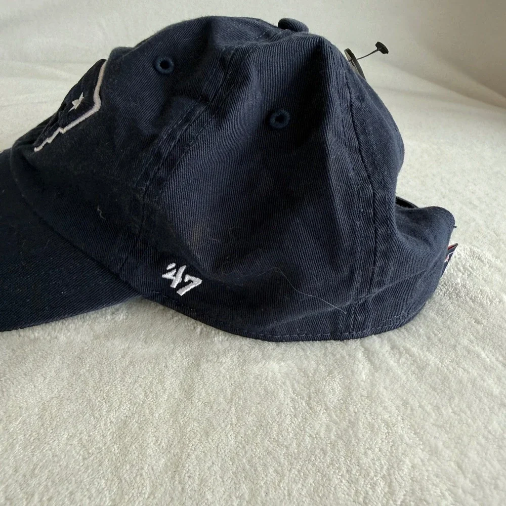 NWT New England Patriots '47 Clean Up‎ Mens Adjustable Logo Navy Blue Hat Cap